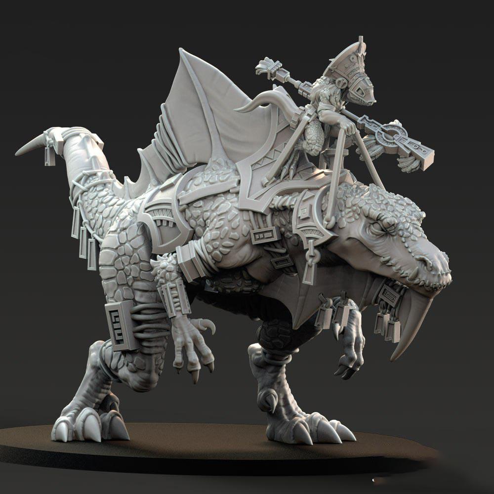 棘龙 战士3D打印模型