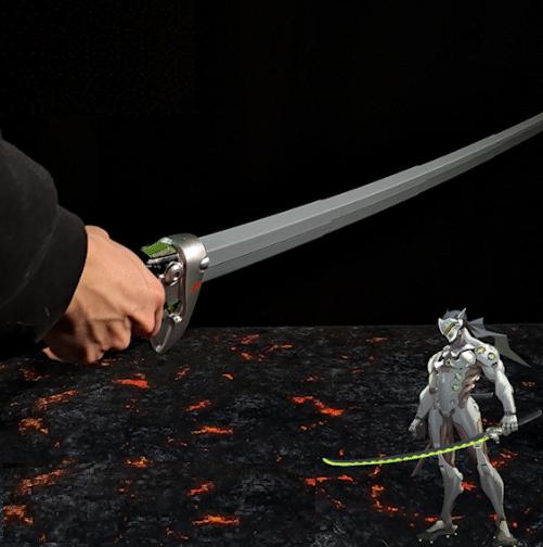 守望先锋源氏伸缩剑3D打印模型