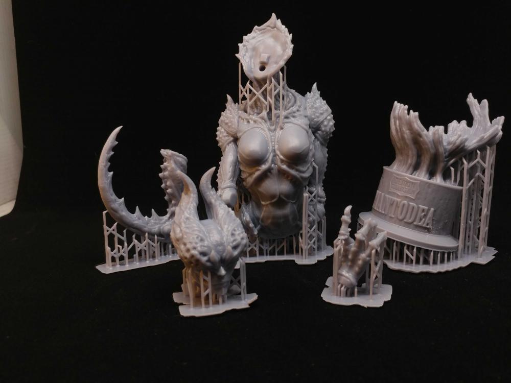 骷窃 胸雕 头像3D打印模型