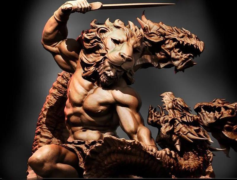 赫拉克勒斯 希腊神话3D打印模型