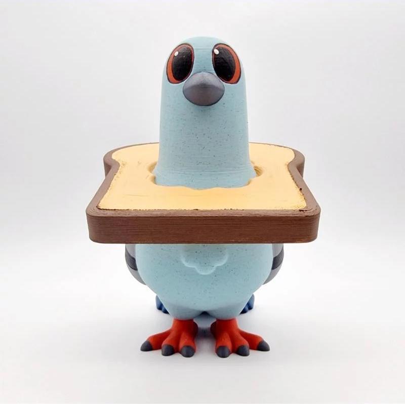 卡通鸽子3D打印模型