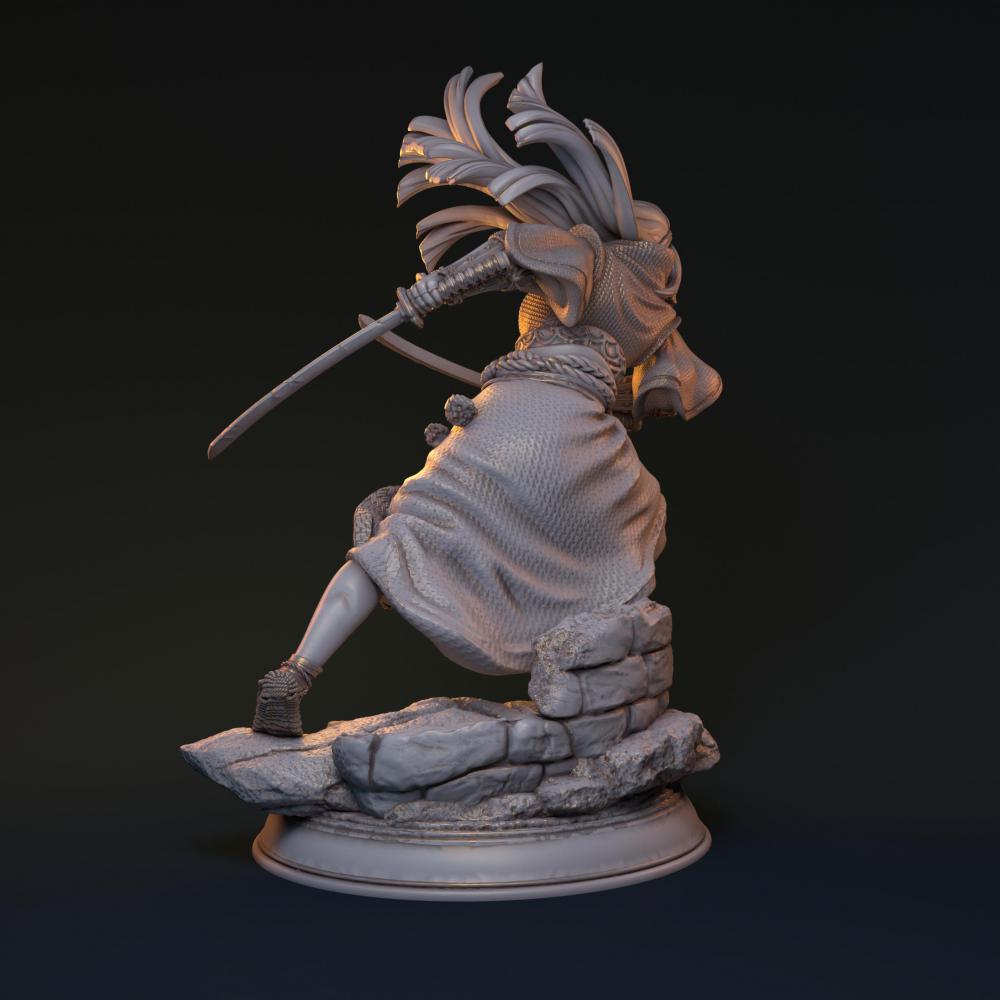 斩击的女武神3D打印模型