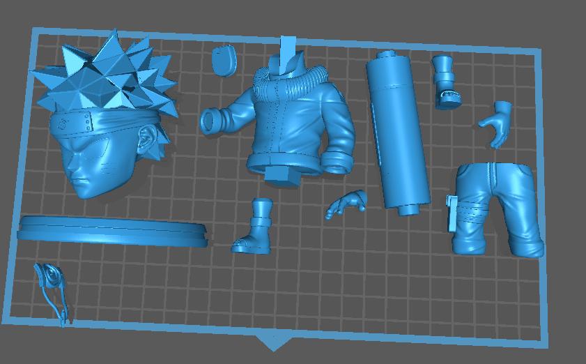 火影忍者 鸣人3D打印模型