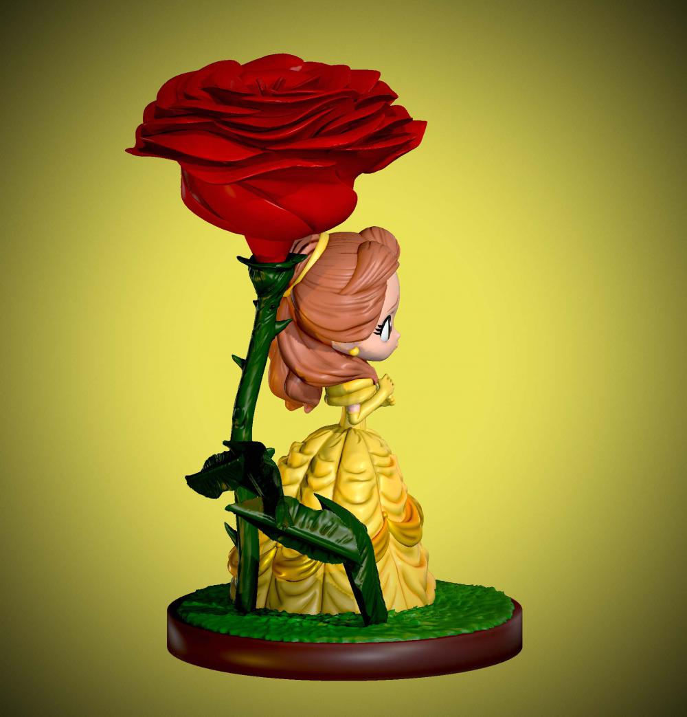 贝儿公主 迪士尼3D打印模型