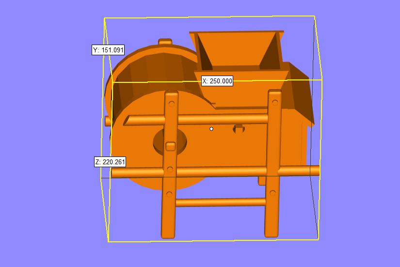 谷风机3D打印模型