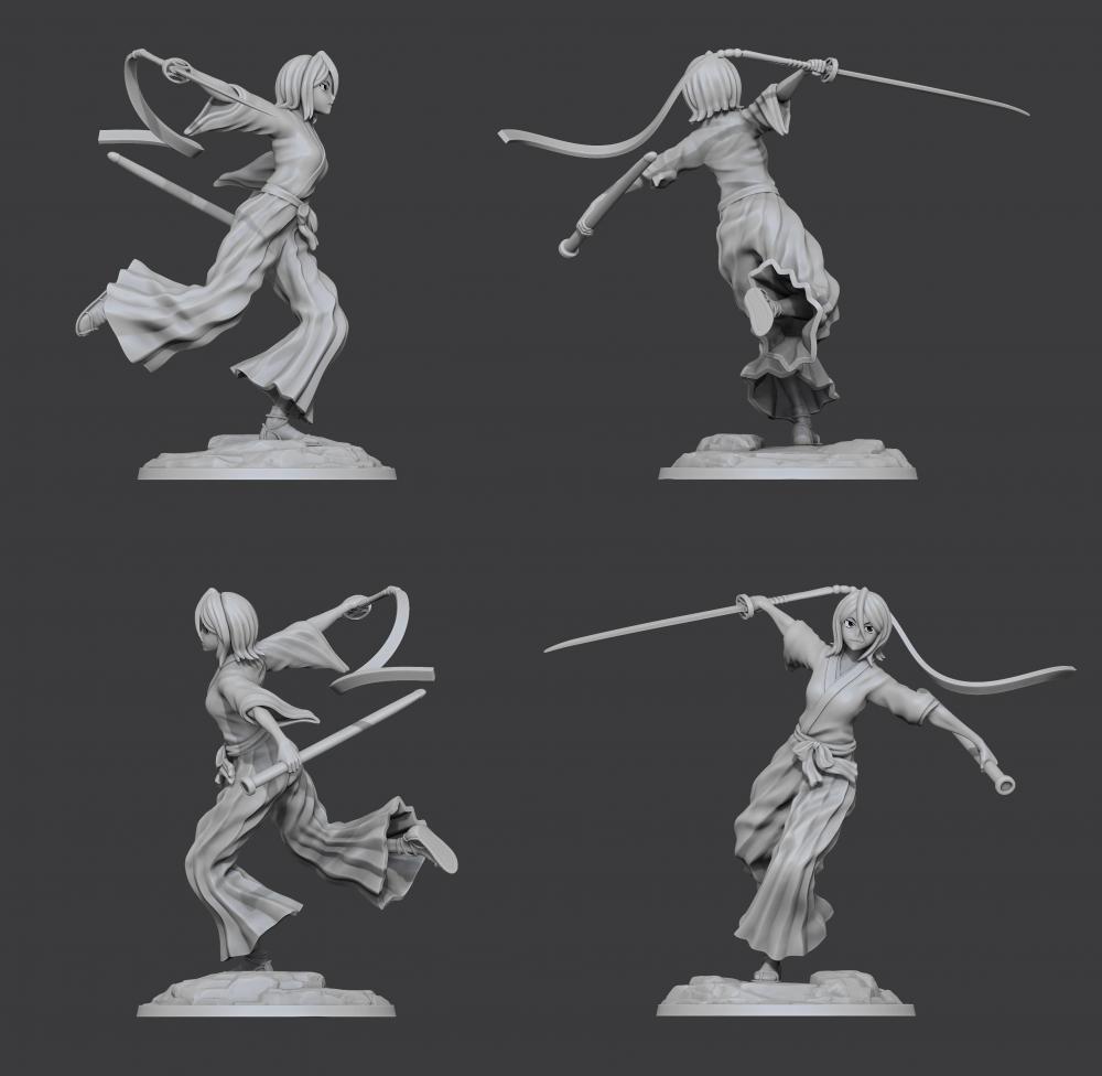 朽木露琪亚 死神3D打印模型