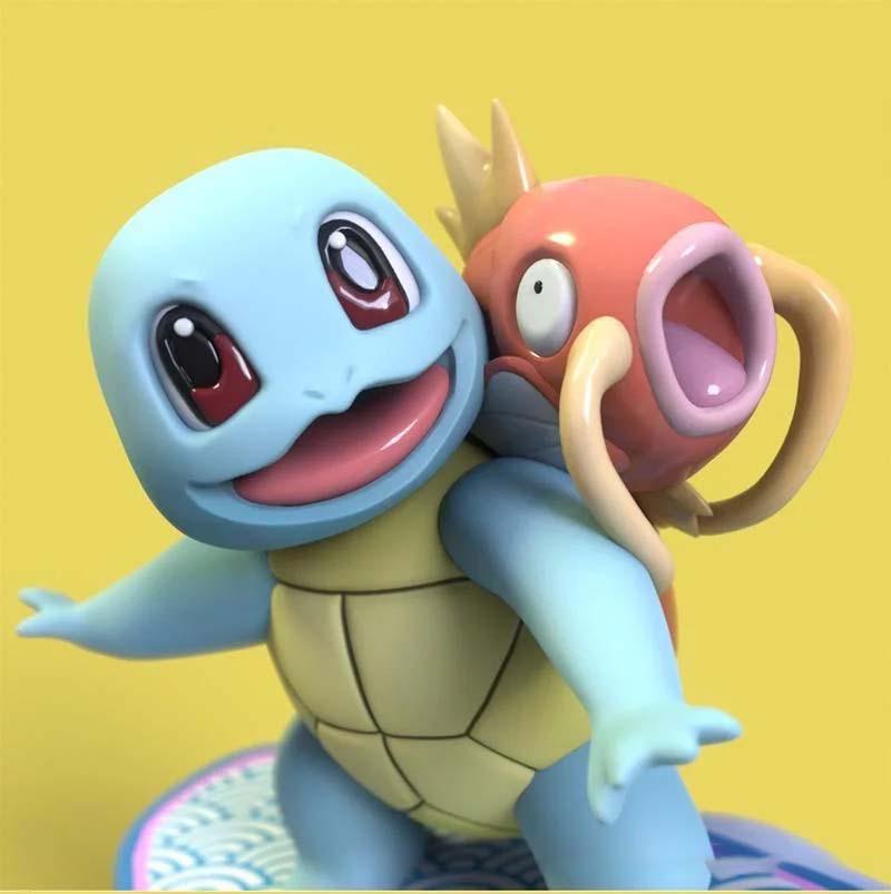 冲浪杰尼龟3D打印模型
