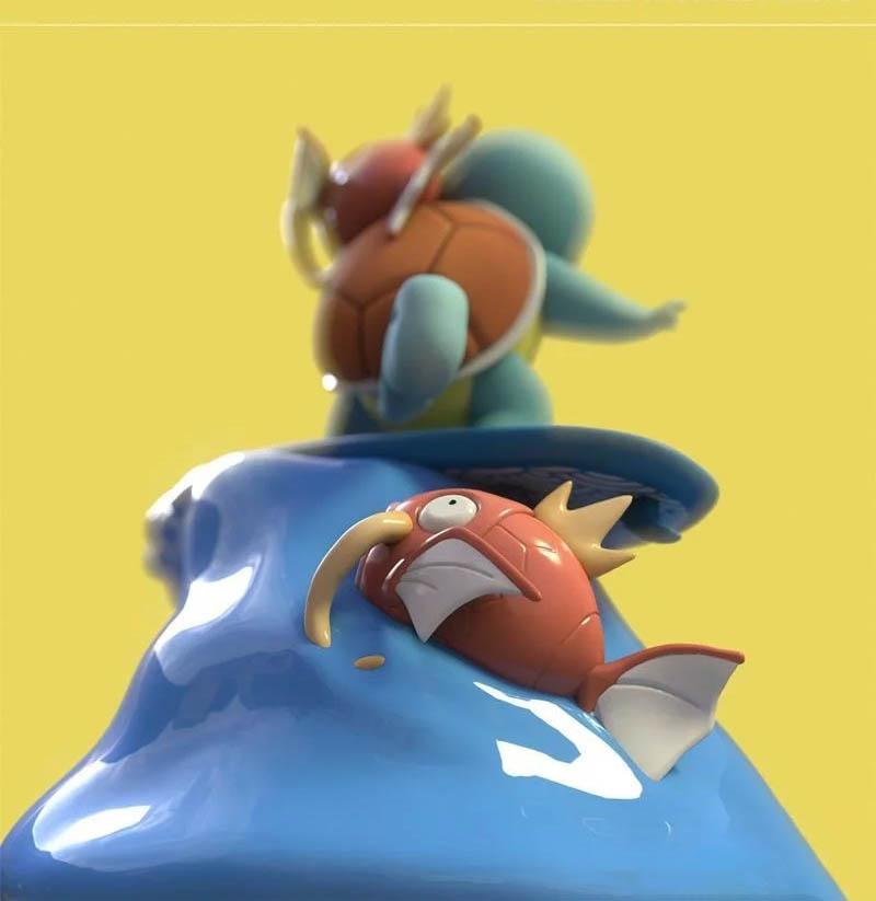 冲浪杰尼龟3D打印模型