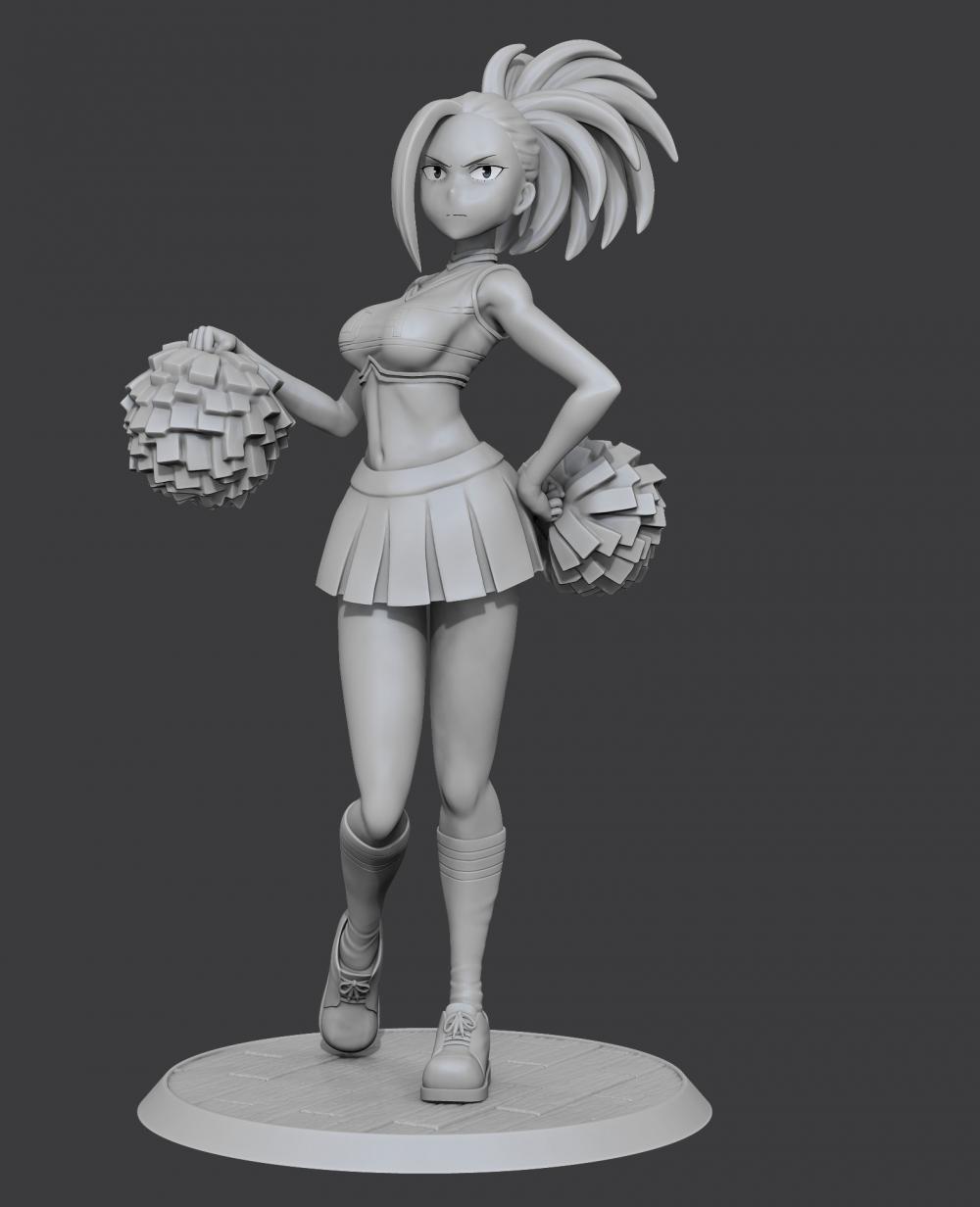 我的英雄学院 八百万 百 啦啦队版3D打印模型