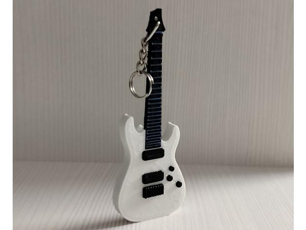 电吉他遥控钥匙3D打印模型