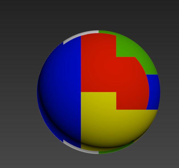 立体球拼图（玩具025）3D打印模型