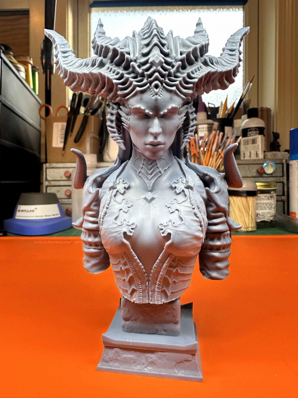 莉莉丝 胸雕3D打印模型