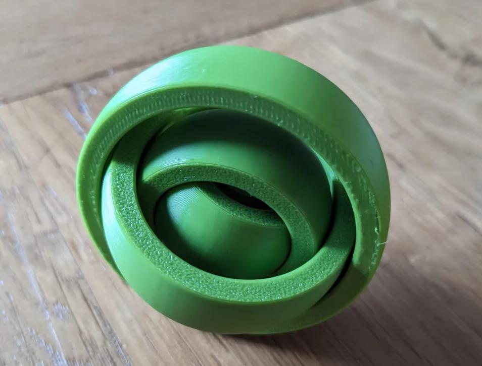 指尖玩具解压旋转环3D打印模型