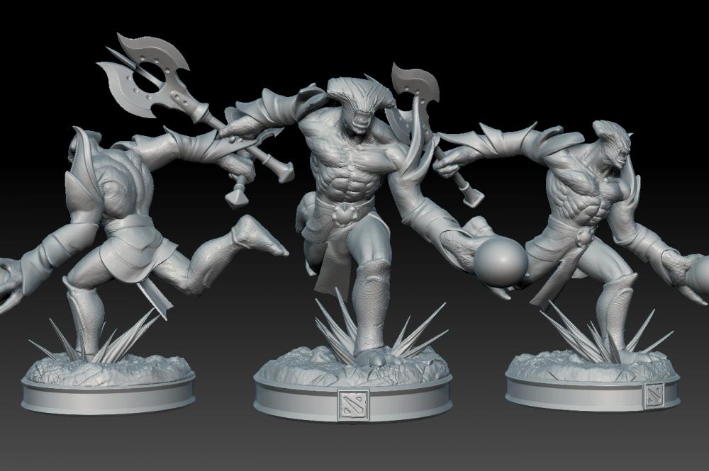 dota2虚空3D打印模型