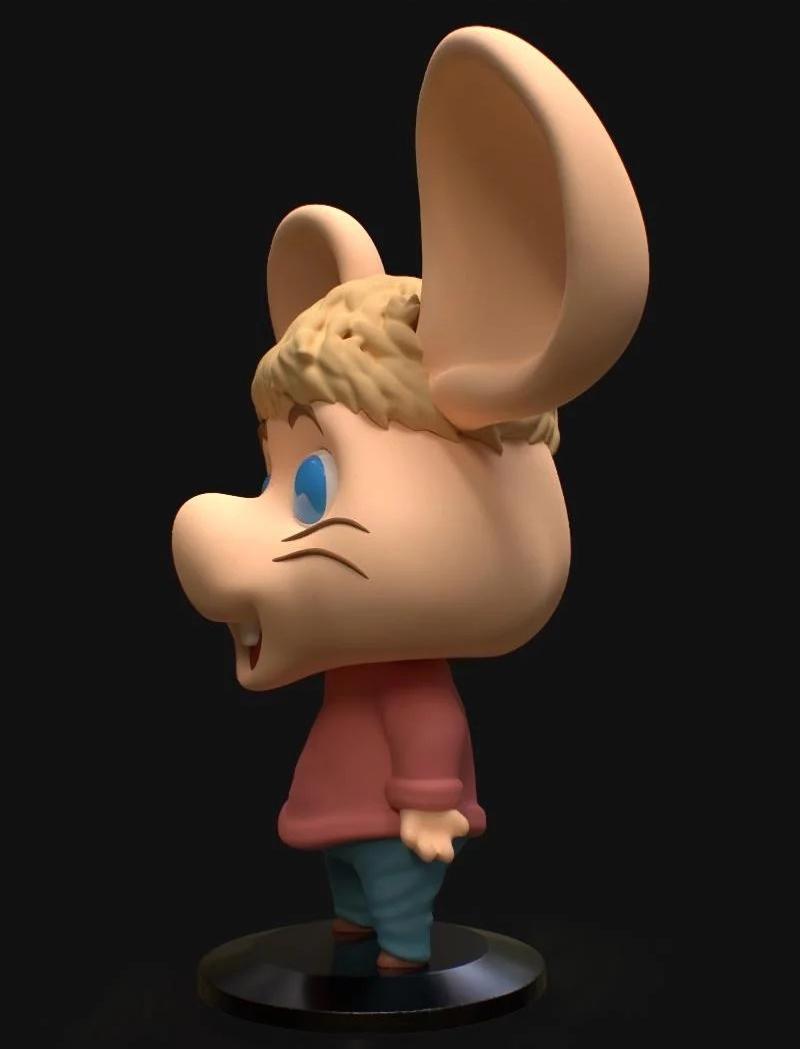 可爱老鼠 topo GiGio3D打印模型