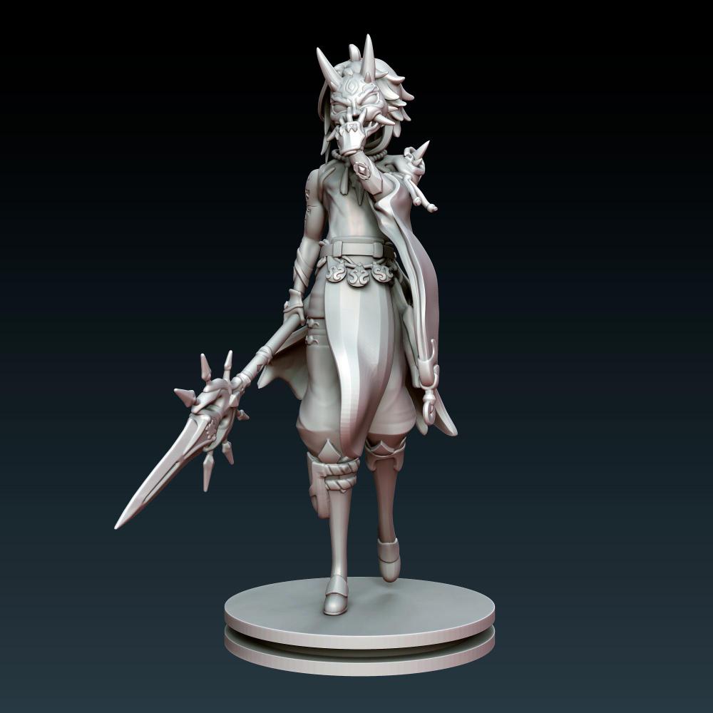 原神 魈3D打印模型