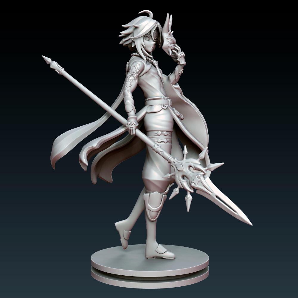 原神 魈3D打印模型