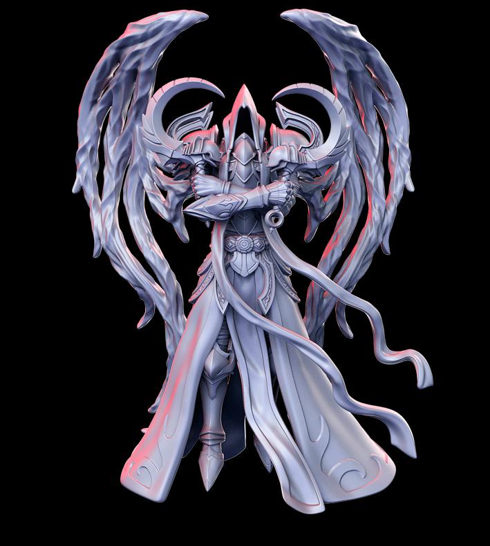 米哈伊尔（收割天使）3D打印模型