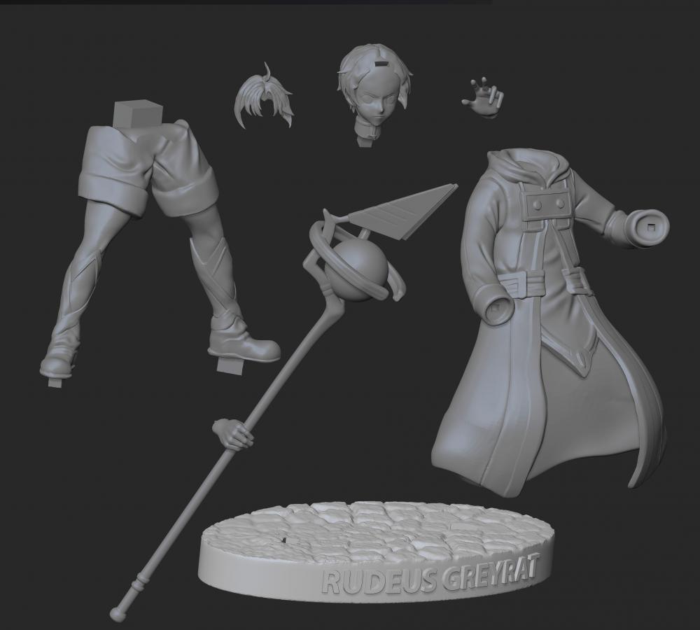 无职转生 魯迪烏斯·格雷拉特3D打印模型