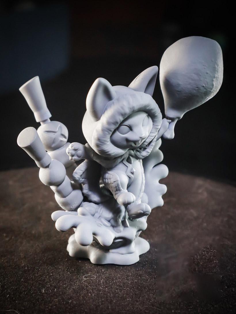怪物猎人 艾露猫 Q版3D打印模型