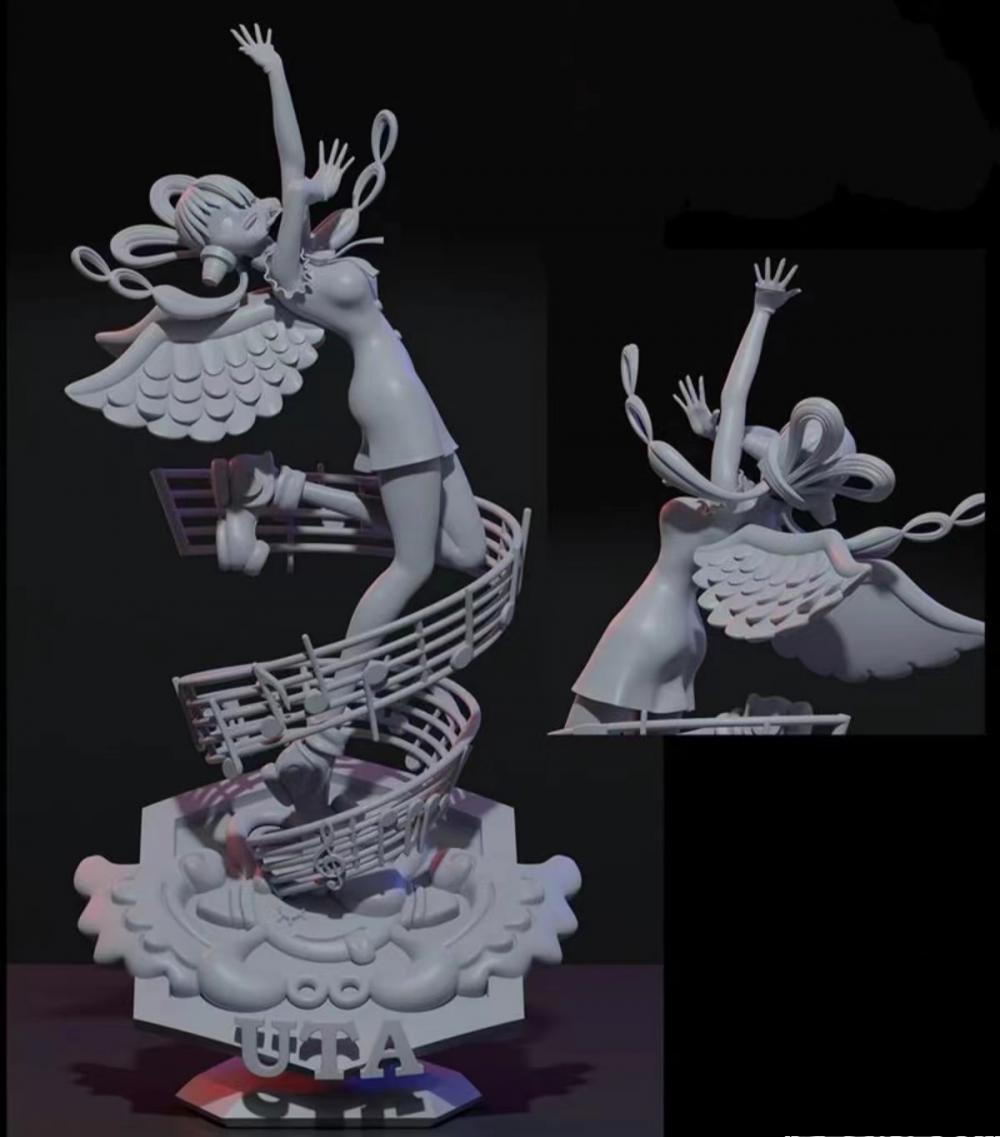 海贼王 香克斯女儿 乌塔3D打印模型