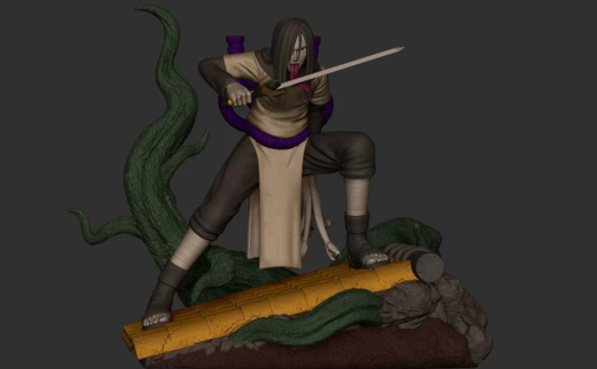 火影忍者 大蛇丸3D打印模型