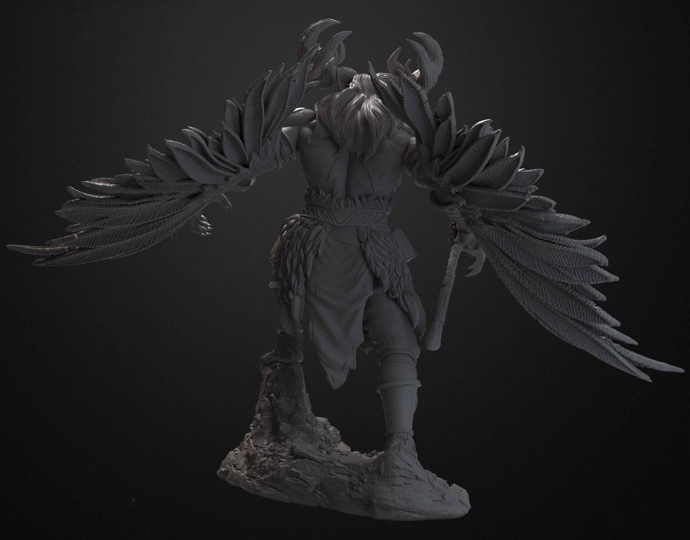 玛法里奥  德鲁伊 魔兽世界3D打印模型