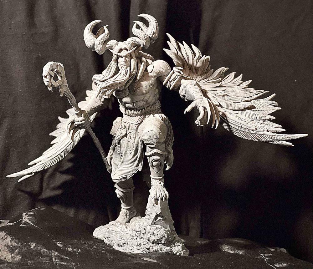 玛法里奥  德鲁伊 魔兽世界3D打印模型