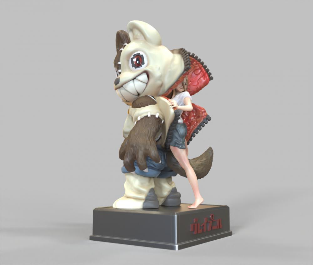   三船奈奈与加贺谷修一 《格莱普尼尔》3D打印模型