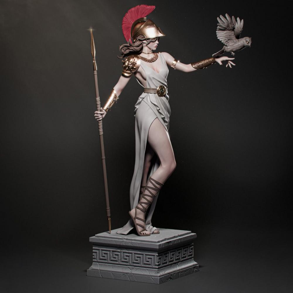 女战神 雅典娜3D打印模型