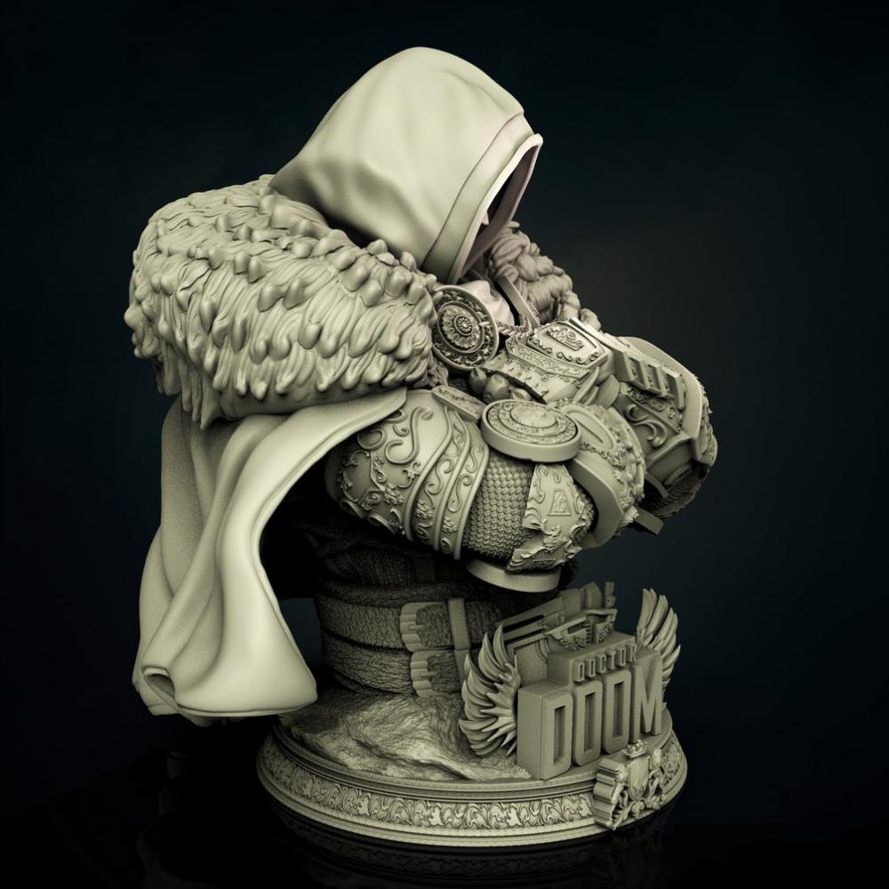 毁灭博士半身像3D打印模型