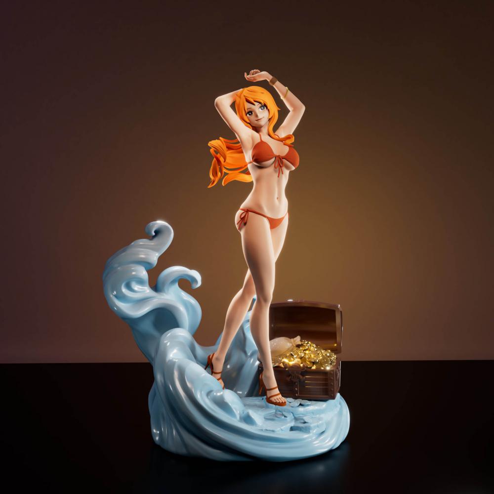 娜美《航海王》3D打印模型