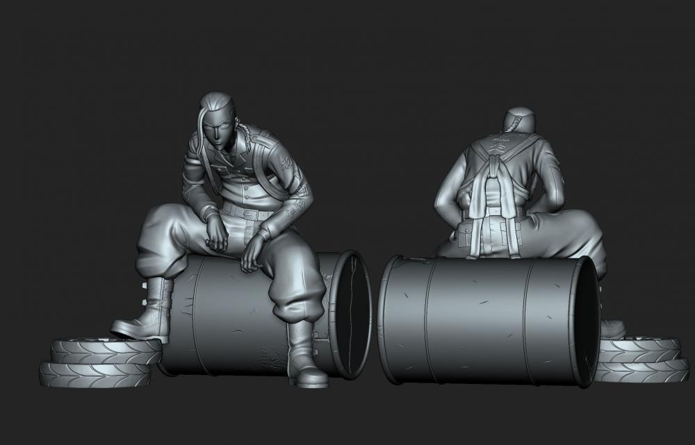 龙宫寺坚 《东京复仇者》3D打印模型