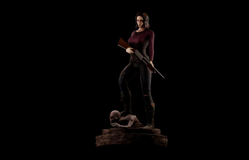 女战士 Maggie3D打印模型