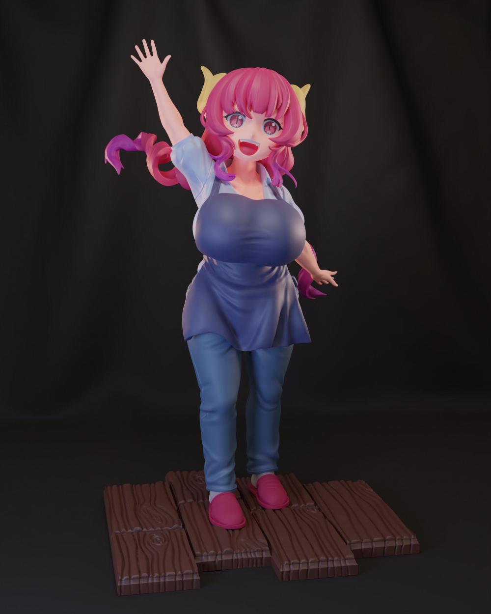 伊露露 小林家的龙女仆3D打印模型