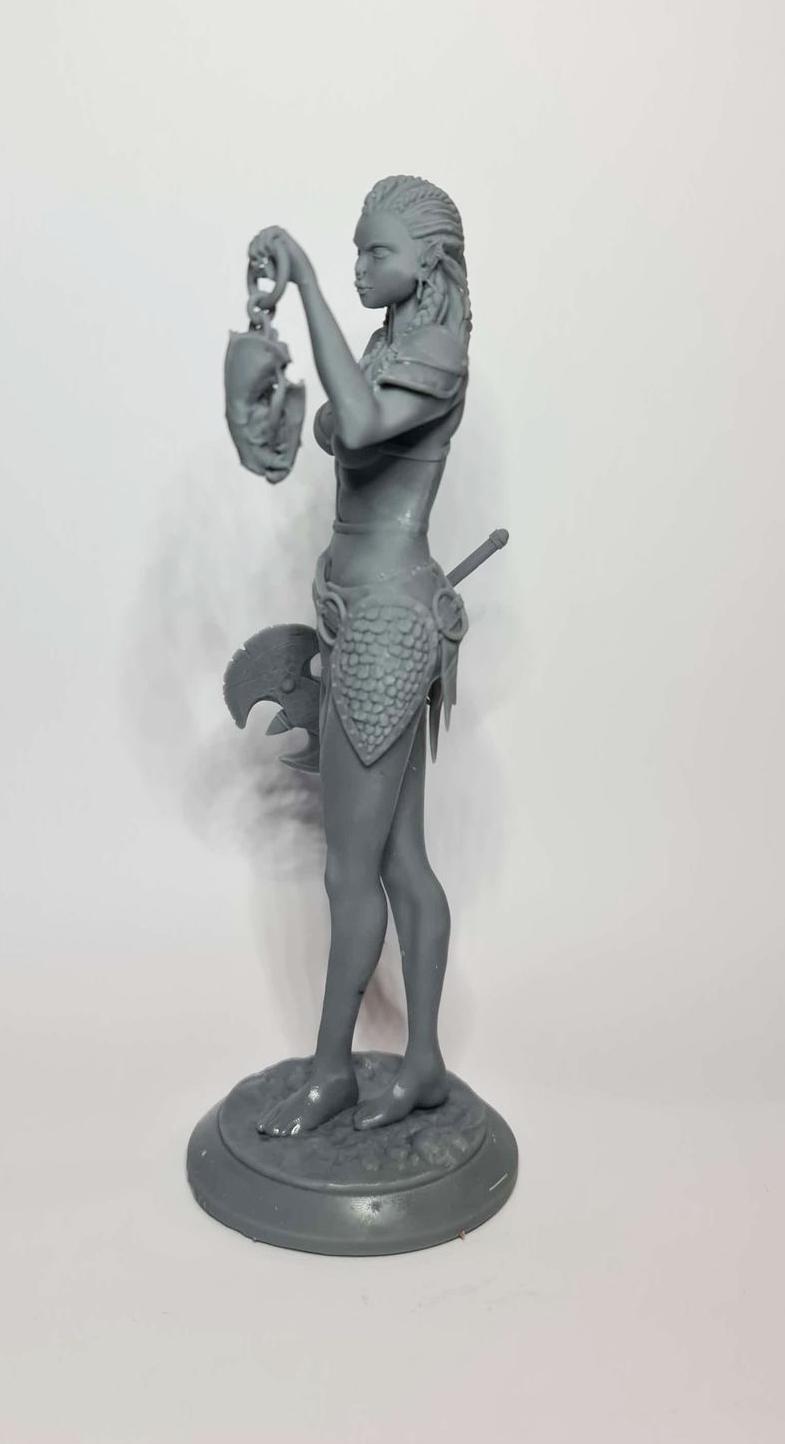 兽人女战士3D打印模型