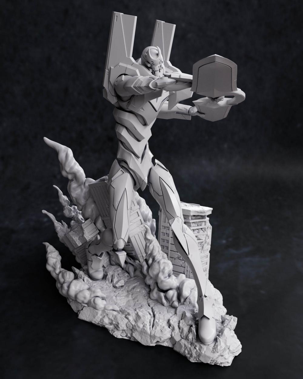 EVA二号机3D打印模型