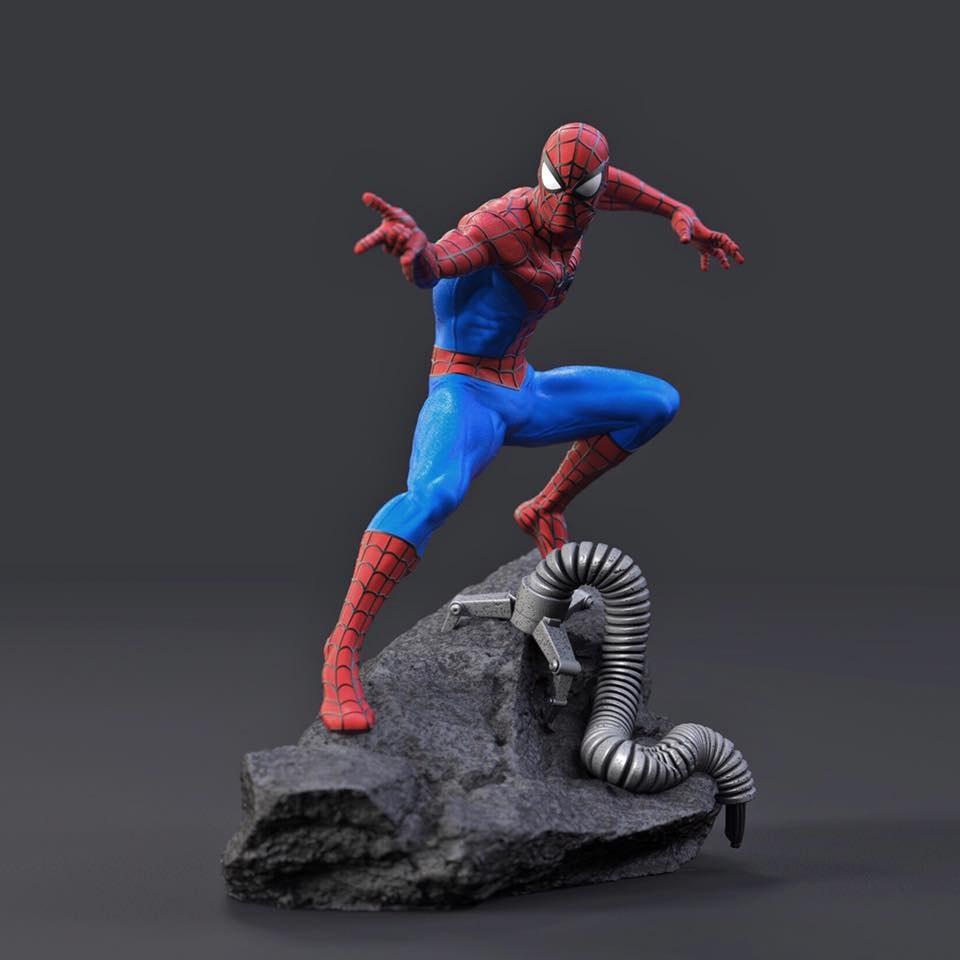 经典蜘蛛侠3D打印模型
