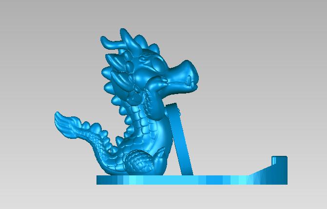 龙年可爱招财支架3D打印模型