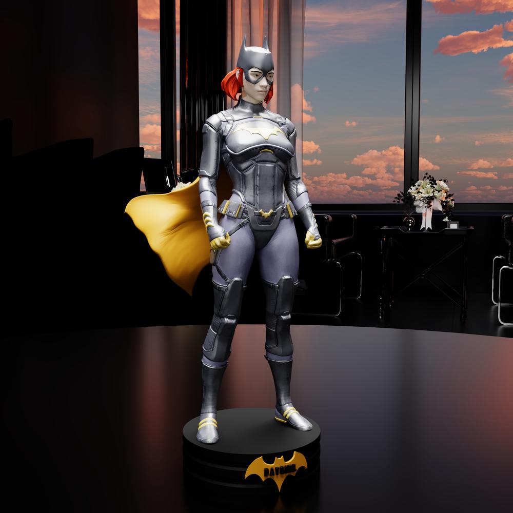 蝙蝠女孩 女蝙蝠侠3D打印模型