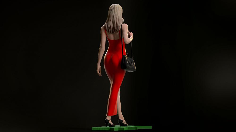 蒂娜·卡莱尔《变相怪杰》3D打印模型