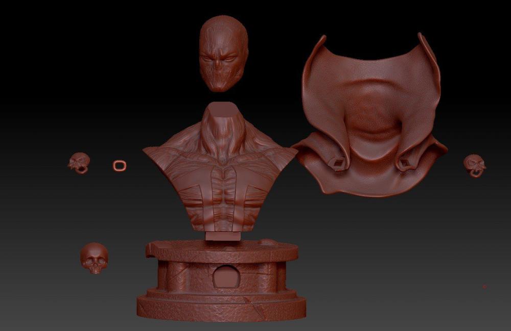 再生侠 胸雕3D打印模型