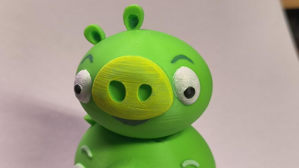 愤怒的小鸟，猪3D打印模型