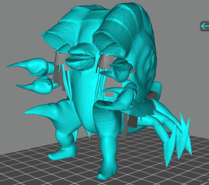 奥特曼怪兽加坦杰厄gatanozoa3D打印模型