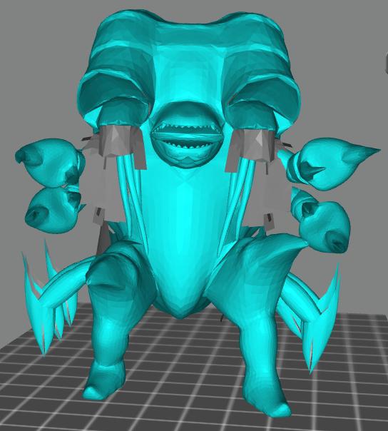 奥特曼怪兽加坦杰厄gatanozoa3D打印模型