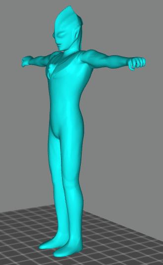 迪迦奥特曼3D打印模型