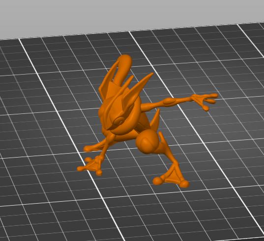 宝可梦 甲克忍蛙3D打印模型