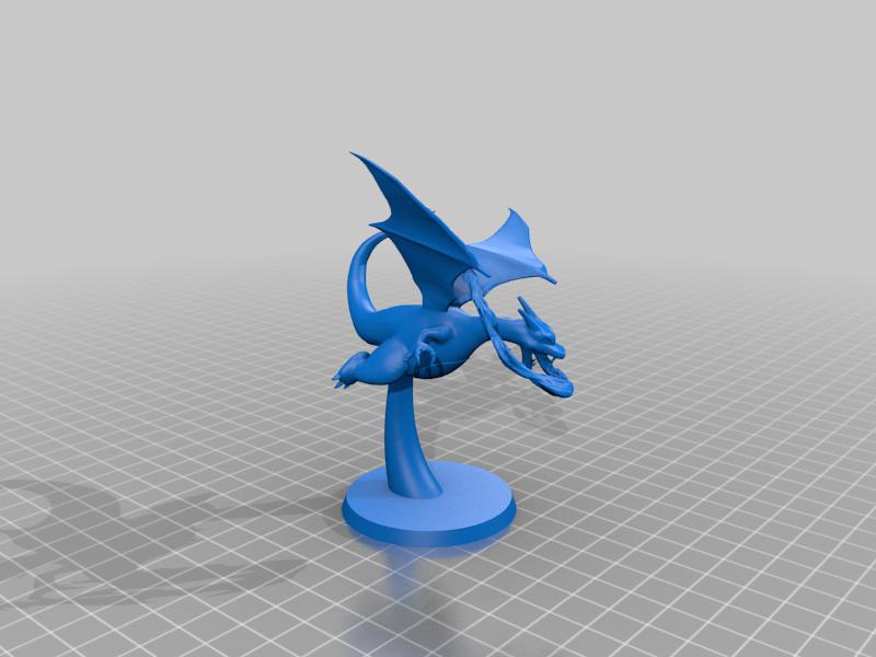 宝可梦 喷火龙3D打印模型