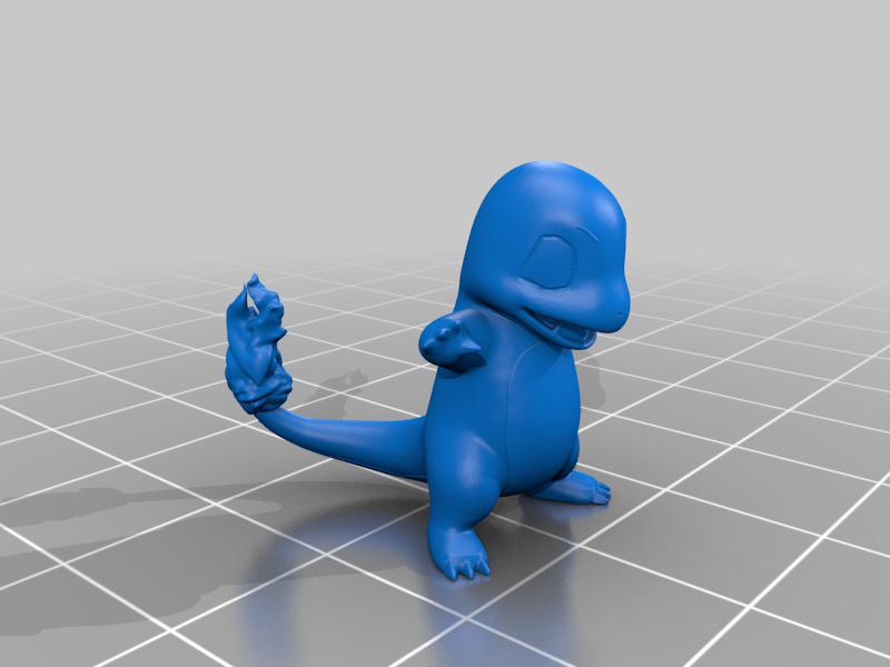 宝可梦 小火龙3D打印模型