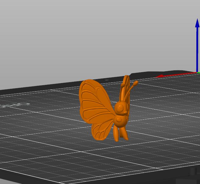 宝可梦 巴大蝶3D打印模型